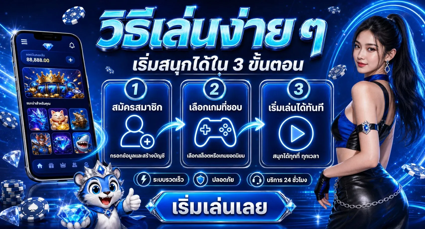 Star911 โปรโมชั่นสมาชิกใหม่ รับโบนัสฝากแรก